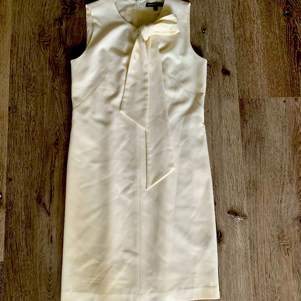 Adrienne Vittadini White Cream Dress
